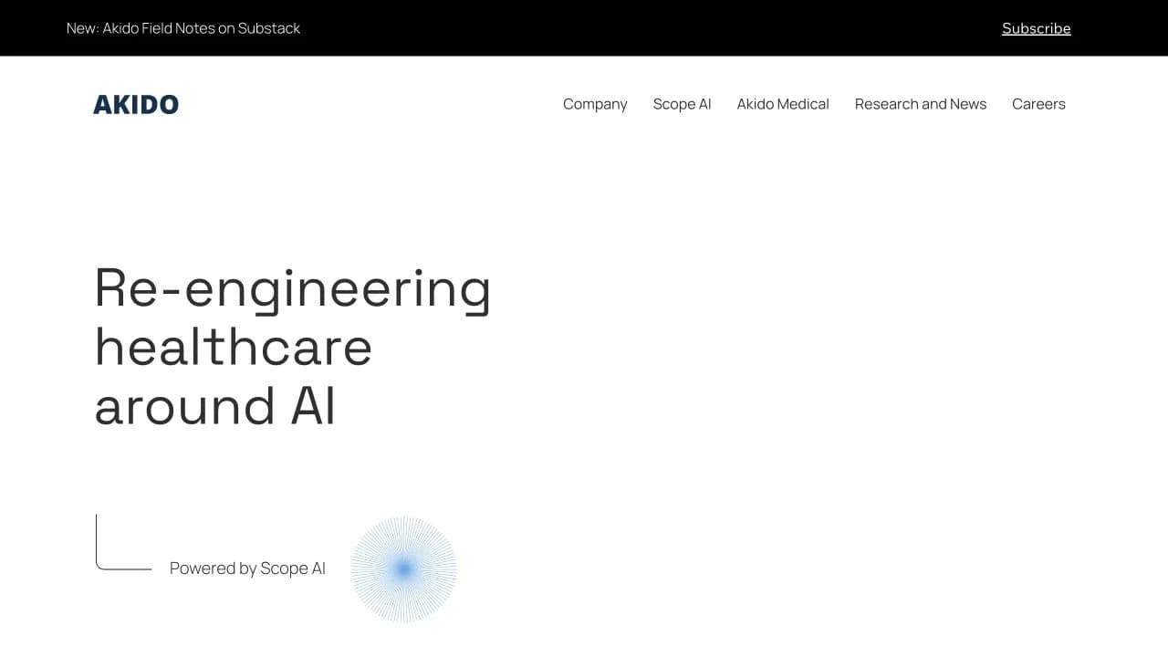 Akido — official website screenshot