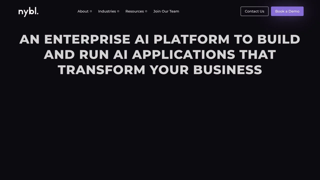 nybl website homepage screenshot